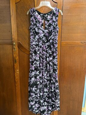 Simply Vera Wang purple flowered dress